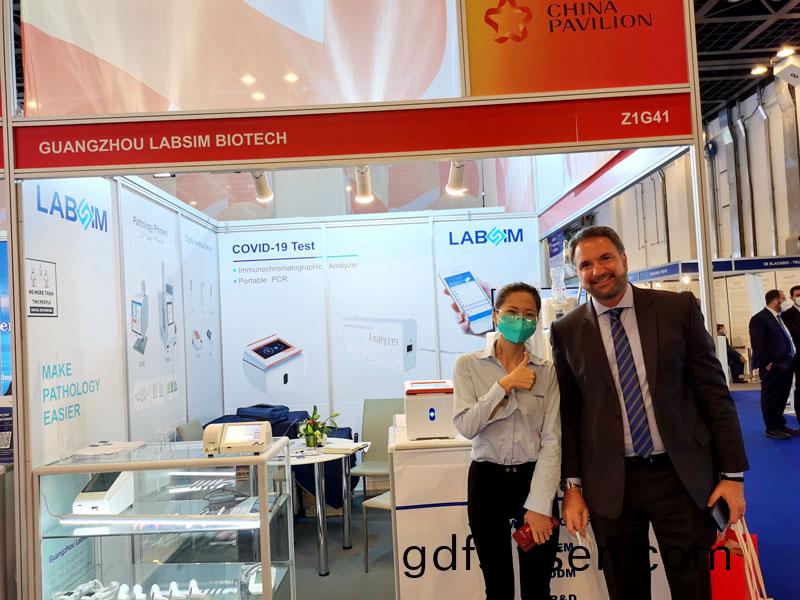 【展會迴顧】藍(lan)勃(bo)生物(wu)精(jing)綵亮(liang)相(xiang)2022 MEDLAB Middle East
